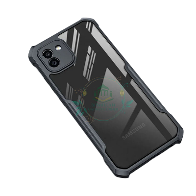 Picture of Xundd Back Cover for Samsung Galaxy A03 Transparent Hybrid Hard PC Back Bumper