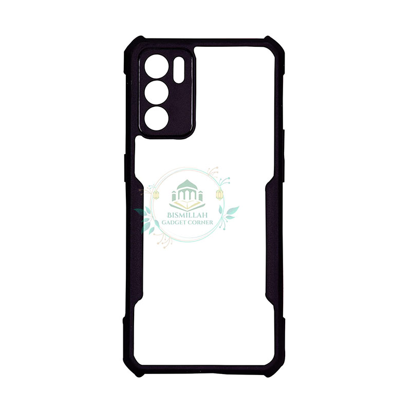 Picture of Xundd Back Cover for OPPO Reno 6 4g Transparent Hybrid Hard PC Back Bumper