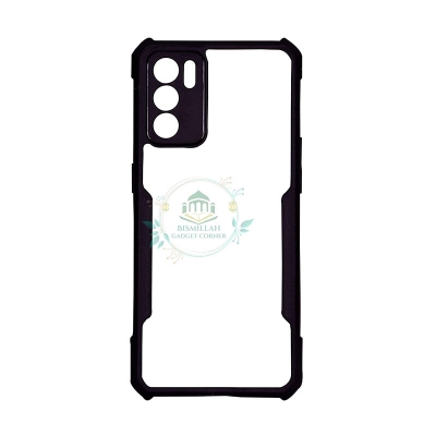 Picture of Xundd Back Cover for OPPO Reno 6 4g Transparent Hybrid Hard PC Back Bumper