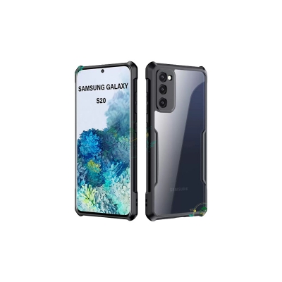 Picture of Xundd Back Cover for Samsung Galaxy S20 5G Transparent Hybrid Hard PC Back Bumper