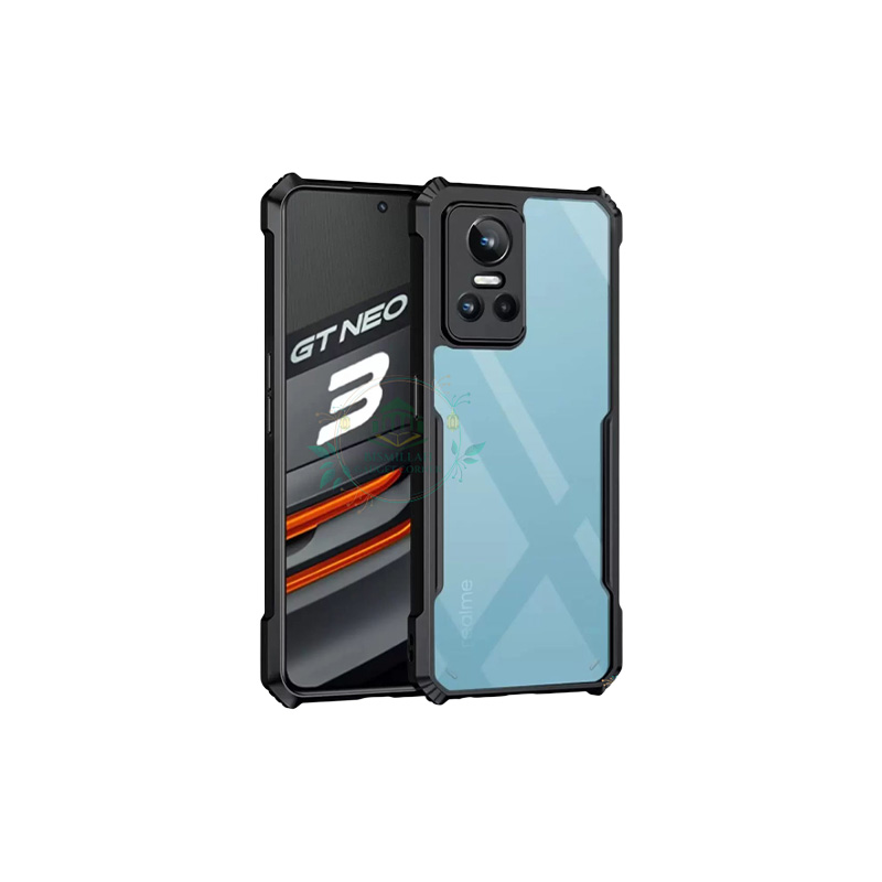Picture of Xundd Back Cover for Realme GT Neo 3 Transparent Hybrid Hard PC Back Bumper