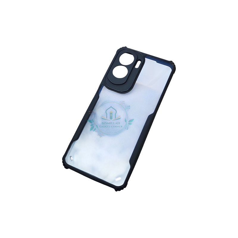Picture of Xundd Back Cover for Honor 90 Lite 5g Transparent Hybrid Hard PC Back Bumper
