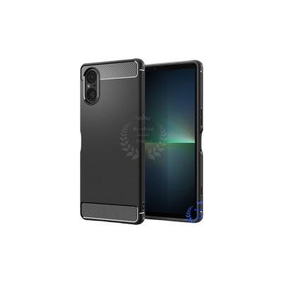 Picture of Spigen cover For Sony Xperia 5V Carbon Fiber Back cover Soft Slim Fashion Non-Slip Protective Carbon Fiber Phone Case