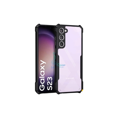 Picture of Xundd Back Cover for Samsung Galaxy S23 5G Transparent Hybrid Hard PC Back Bumper