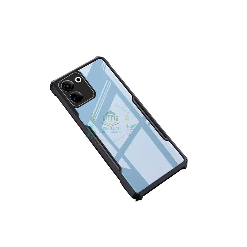 Picture of Xundd Back Cover for Tecno Camon 20 / Tecno Camon 20 Pro Transparent Hybrid Hard PC Back Bumper