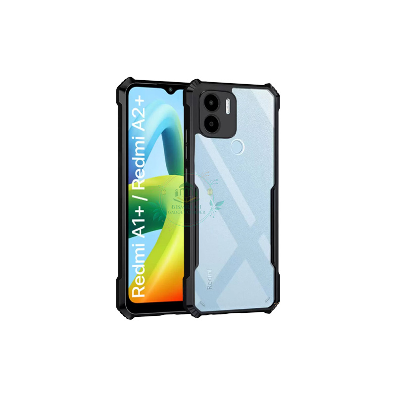 Picture of Xundd Back Cover for Mi A1 / Redmi A2 plus /Mi Redmi A2 Plus 4G, Mi Redmi A1 Plus 4G, Poco C50 4G, Poco C51 4G / Mi A2 plus, Mi A1 plus Transparent Hybrid Hard PC Back Bumper