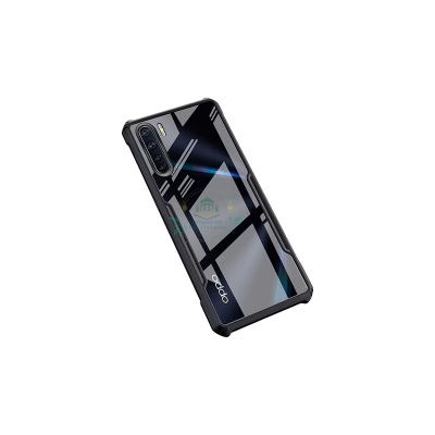 Picture of Xundd Back Cover for Oppo F15 / Oppo A91 Transparent Hybrid Hard PC Back Bumper