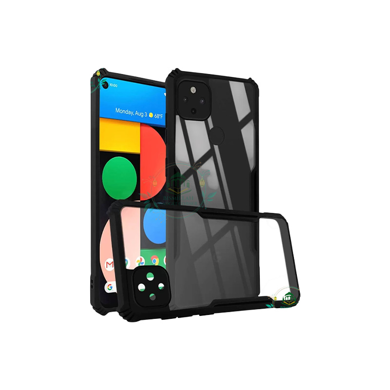 Picture of Xundd Back Cover for Google Pixel 4A 5G Transparent Hybrid Hard PC Back Bumper