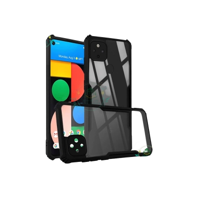 Picture of Xundd Back Cover for Google Pixel 4A 5G Transparent Hybrid Hard PC Back Bumper