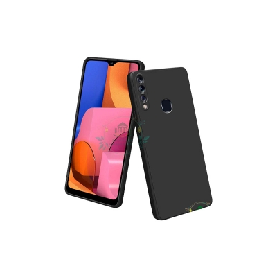 Picture of Premium Liquid Silicone Phone case for Samsung Galaxy A20s Liquid Silicon Mobile Back Case Soft Silicone Phone Cover - মোবাইল ফোন - Phoneo