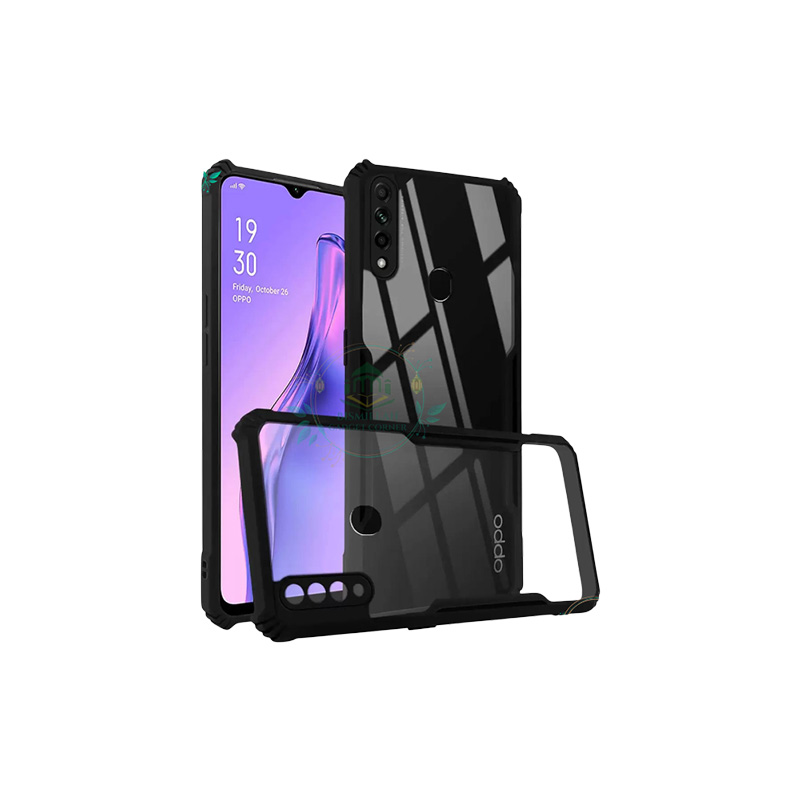 Picture of Xundd Back Cover for Oppo A31 2020 / Oppo A8 Transparent Hybrid Hard PC Back Bumper