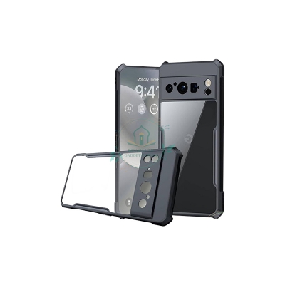 Picture of Xundd Back Cover for Google Pixel 8 Transparent Hybrid Hard PC Back Bumper