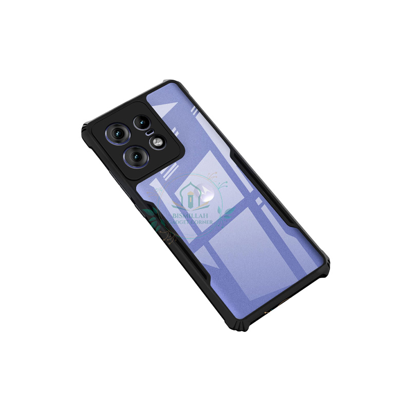 Picture of Xundd Back Cover for Motorola Edge 50 Pro 5G Transparent Hybrid Hard PC Back Bumper
