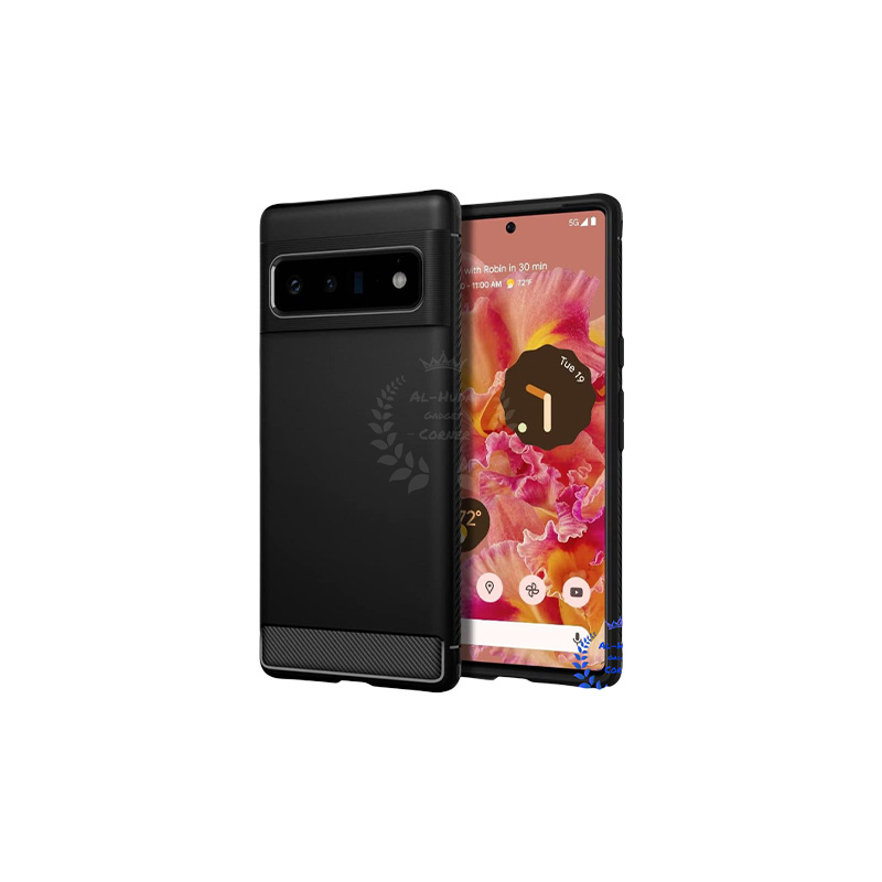 Picture of Spigen cover For Google Pixel 6 Pro Carbon Fiber Back cover Soft Slim Fashion Non-Slip Protective Carbon Fiber Phone Case