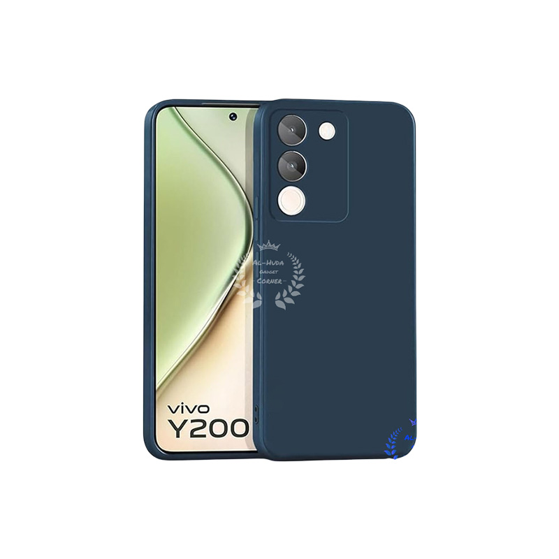 Picture of Premium Liquid Silicone Phone case for ViVo Y200 5G Liquid Silicon Mobile Back Case Soft Silicone Phone Cover