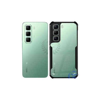 Picture of Xundd Back Cover for Infinix Hot 50 5G Transparent Hybrid Hard PC Back Bumper