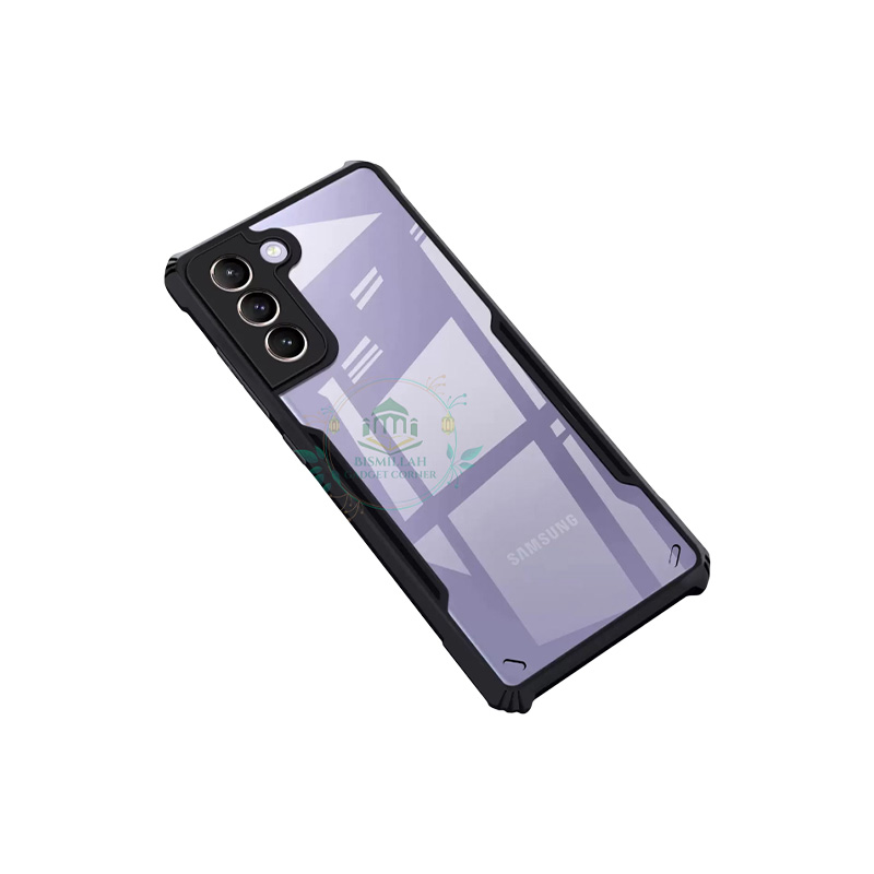 Picture of Xundd Back Cover for Samsung Galaxy S21 5G Transparent Hybrid Hard PC Back Bumper