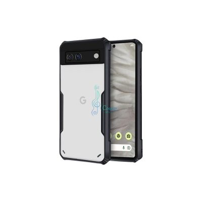 Picture of Xundd Back Cover for Google Pixel 7a 5G Transparent Hybrid Hard PC Back Bumper
