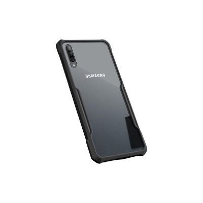 Picture of Xundd Back Cover for Samsung Galaxy A70 / Samsung Galaxy A70s Transparent Hybrid Hard PC Back Bumper