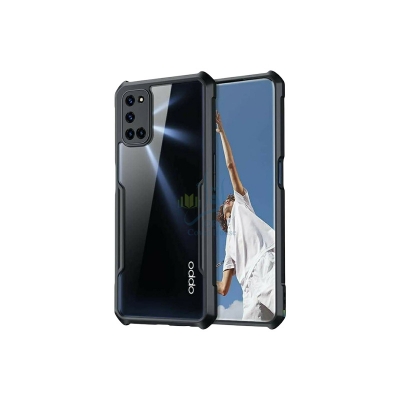 Picture of Xundd Back Cover for Oppo Reno 5 4G / Oppo Reno 5 5G Transparent Hybrid Hard PC Back Bumper