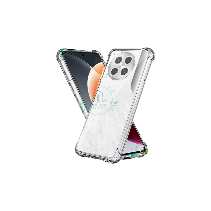 Picture of Transparent back cover For Tecno Camon 30 4G/5G Luxury transparent Protect Back Cover Soft Case