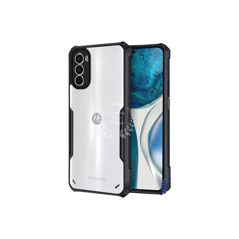Picture of Xundd Back Cover for Motorola Moto G31 Transparent Hybrid Hard PC Back Bumper