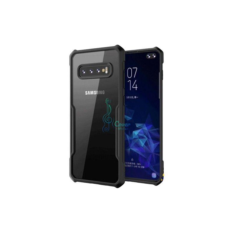 Picture of Xundd Back Cover for Samsung Galaxy S10 5G Transparent Hybrid Hard PC Back Bumper