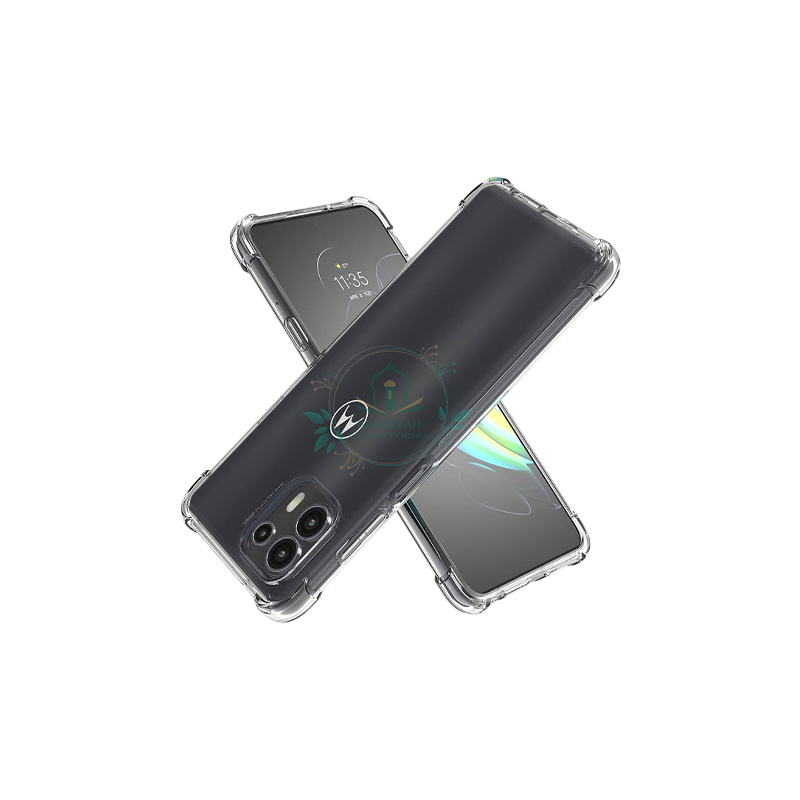 Picture of Transparent back cover For Motorola Edge 20 Fusion Luxury transparent Protect Back Cover Soft Case