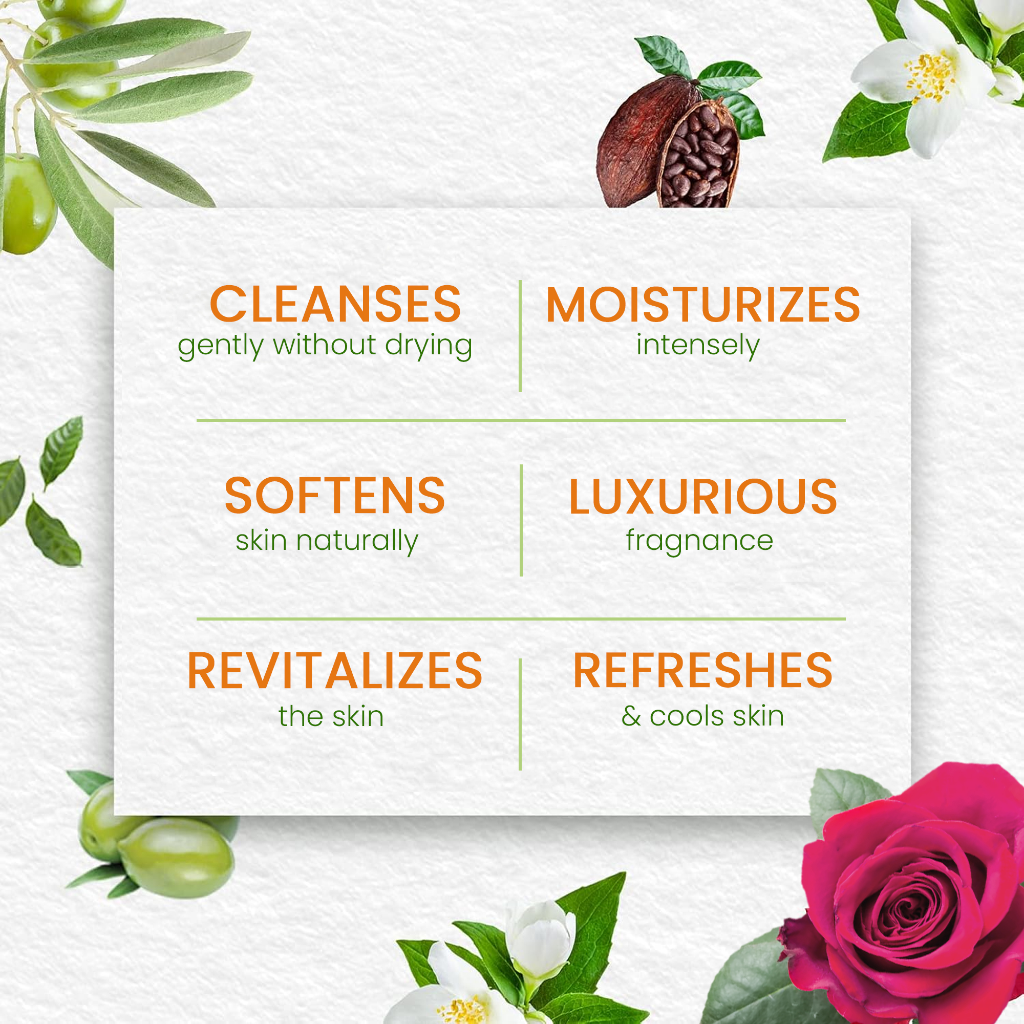 Picture of Himalaya Moisture Rich Rose Soap-125gm (Buy 3 Get 1 Free)