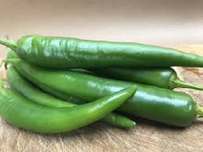 Picture of Imported Spicy Big Banana Green Chilly Seeds - 30 Pieces seeds
