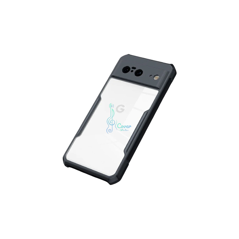 Picture of Xundd Back Cover for Google Pixel 8 5G Transparent Hybrid Hard PC Back Bumper