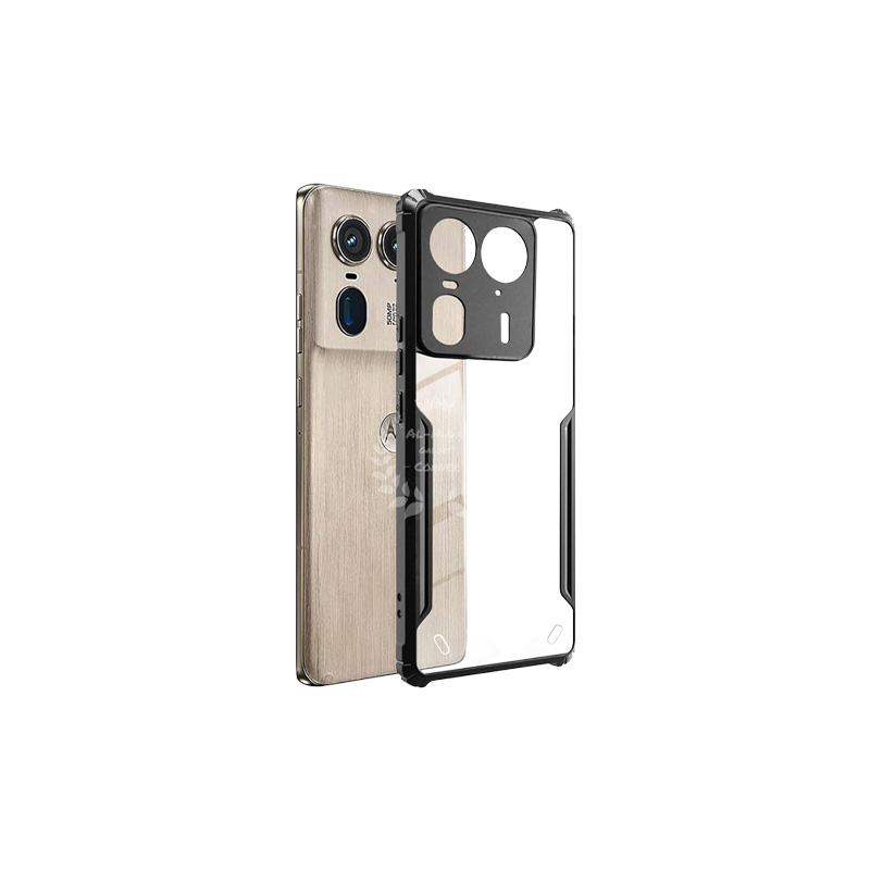 Picture of Xundd Back Cover for Motorola Edge 50 Ultra 5G Transparent Hybrid Hard PC Back Bumper