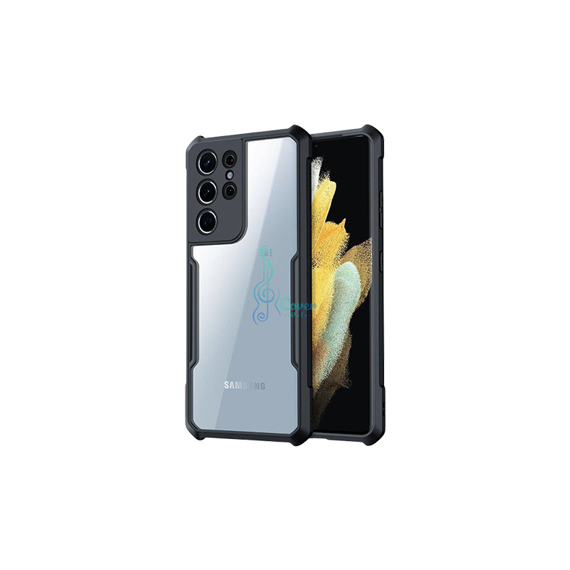 Picture of Xundd Back Cover for Samsung Galaxy S21 Ultra 5G Transparent Hybrid Hard PC Back Bumper
