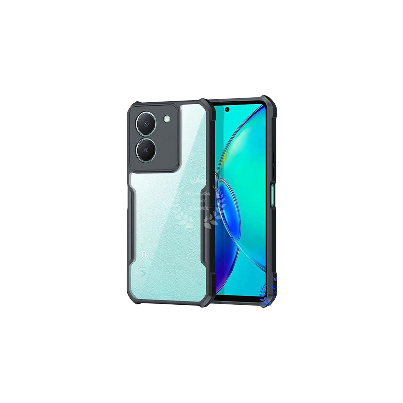 Picture of Xundd Back Cover for vivo Y03 / vivo Y03t Transparent Hybrid Hard PC Back Bumper