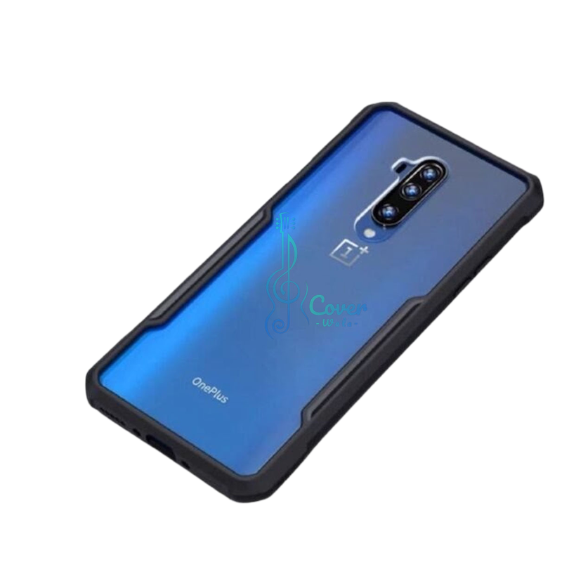 Picture of Xundd Back Cover for OnePlus 7T Pro / 1+ 7T Pro Transparent Hybrid Hard PC Back Bumper