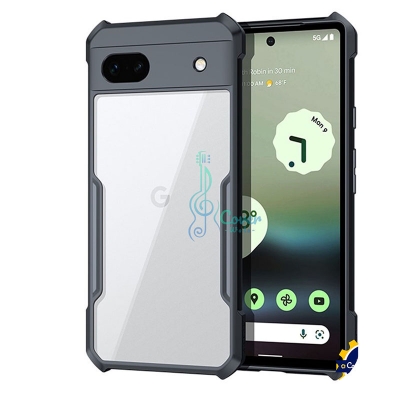 Picture of Xundd Back Cover for Google Pixel 6a 5G Transparent Hybrid Hard PC Back Bumper