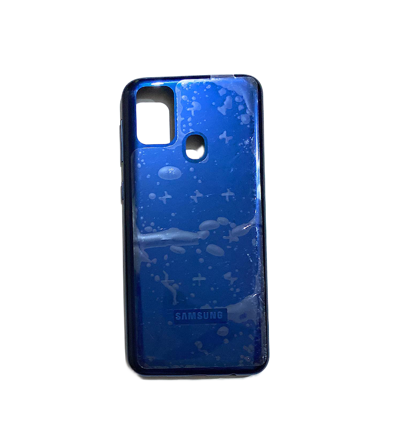 Picture of Replacement Backshell for Samsung Galaxy M31 Battery Back Door - Blue