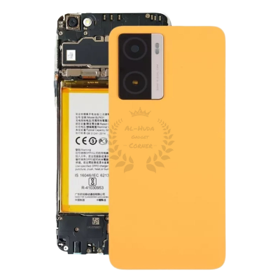 Picture of Original For OPPO A77 Battery Cover Door Back Housing Rear Case For OPPO A77 Battery Door Replacement Parts + Camera Lens