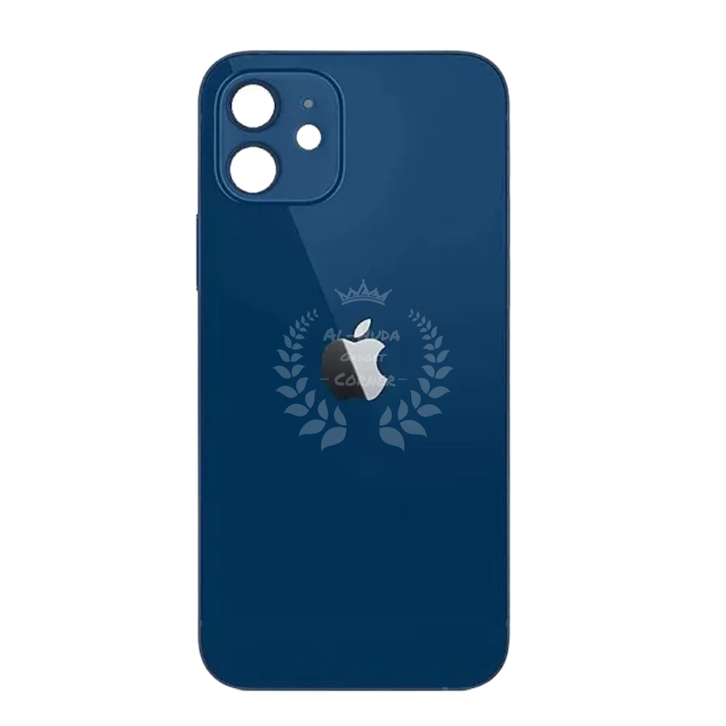 Picture of Replacement Backshell Glass Panel for Apple iPhone 12 Mini Battery Back Door Housing - Blue