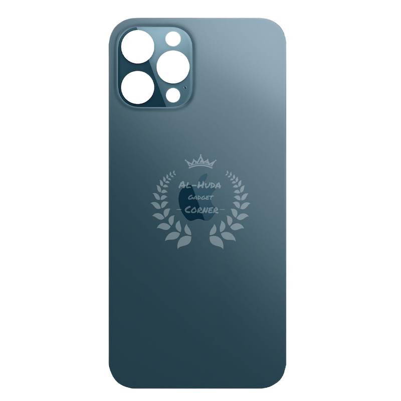 Picture of Replacement Backshell Glass Panel for Apple iPhone 12 Pro Battery Back Door Housing - Blue