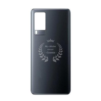Picture of Replacement Backshell Glass Panel for Vivo X60 Battery Back Door Housing - Black