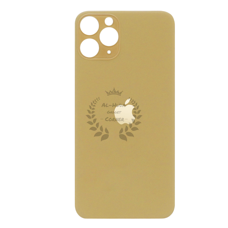 Picture of Replacement Backshell Glass Panel for Apple iPhone 11 Pro Battery Back Door Housing - Gold