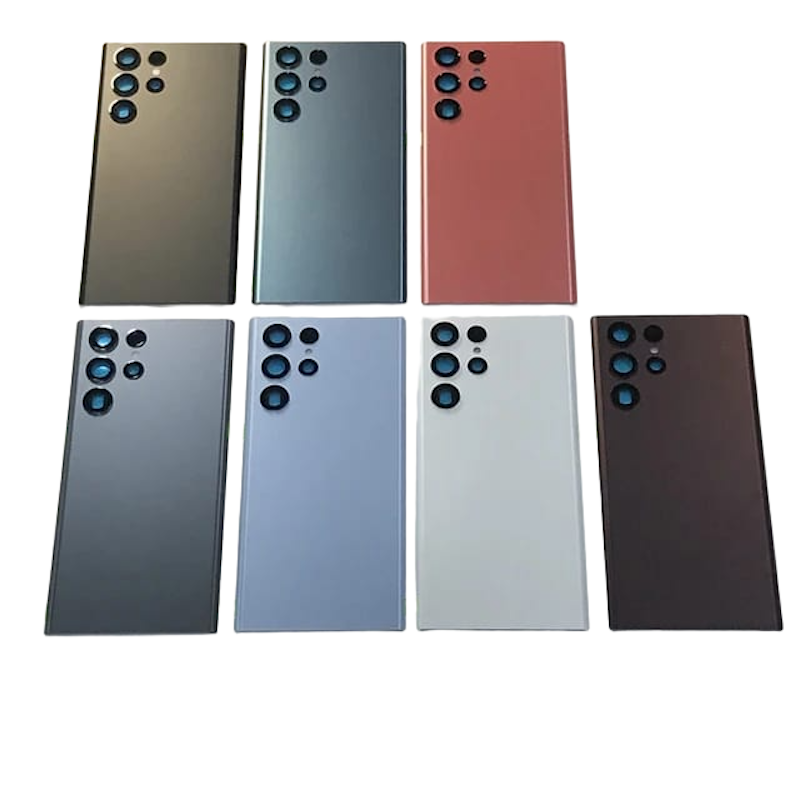Picture of New For Samsung Galaxy S23 Ultra Back Battery Cover Rear Door Housing Rear Glass Case For Samsung S23 Ultra Battery Cover