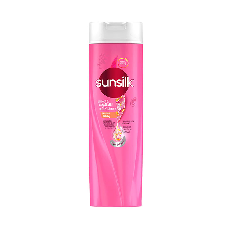 Picture of International Thailand product hair care product Sunsilk shampoo smooth and MANAGEABLE used for male/ female - 300 ml
