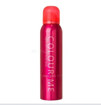 Picture of International UAE product Body spray Colour Me Neon Pink  - 150 ml