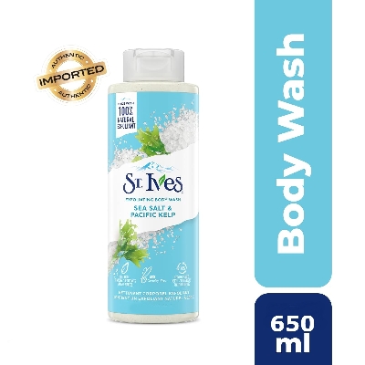 Picture of International USA product ST Ives SEA SALT & PACIFIC KELP Shower gel body wash used for Male/ female - 650 ml