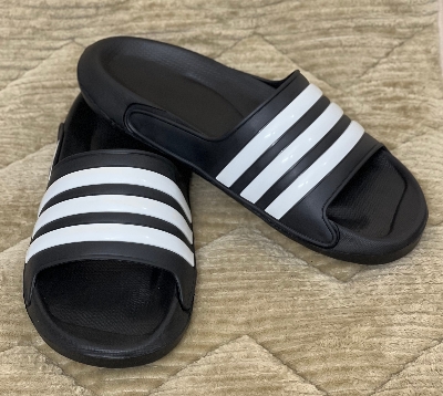 Picture of New Mens  Comfortable Adilette Three Stripe CloudEase Slides Slippers Sandal
