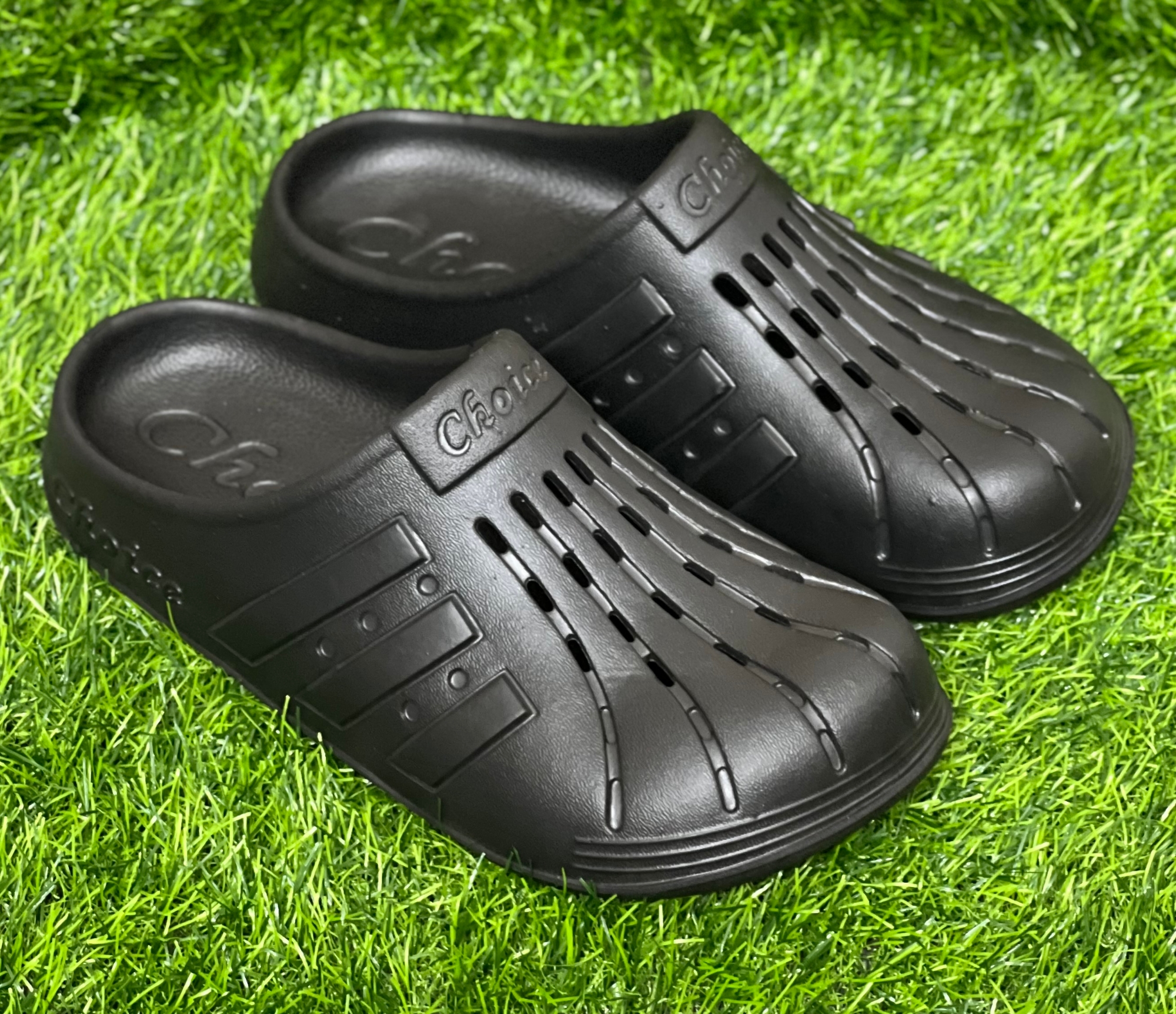 Picture of New Mens ChoiceStep Comfortable Eva Breathable Clogs Sandals- Black