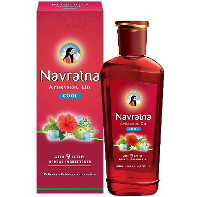 Picture of Indian Product Navratna Ayurvedic Oil Cool Used For male/female 270 Ml