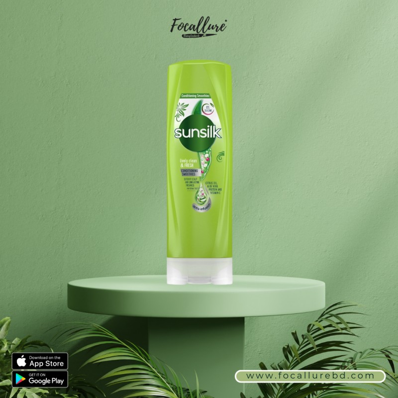 Picture of International Thailand product Sunsilk Lovely clean & Fresh Conditioner Used For male /female-300 Ml